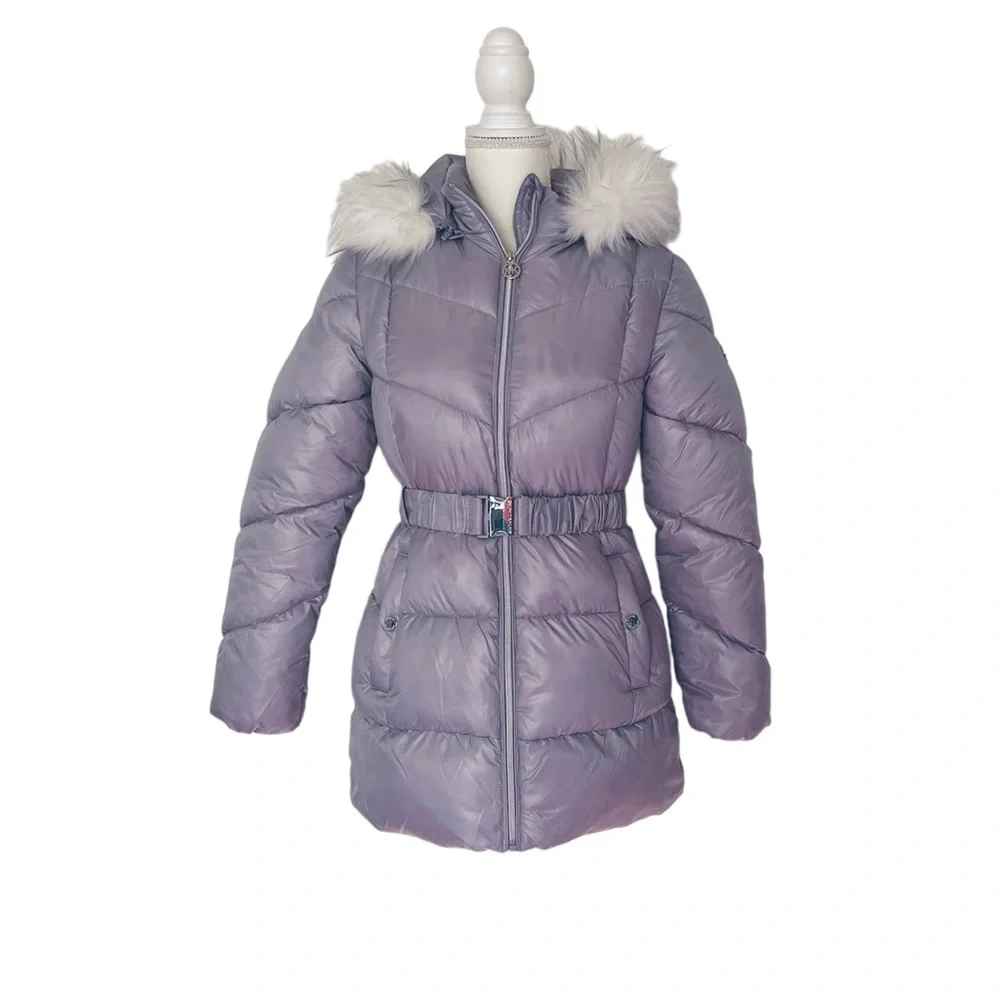 Michael Kors Stadium Belted Puffer Coat